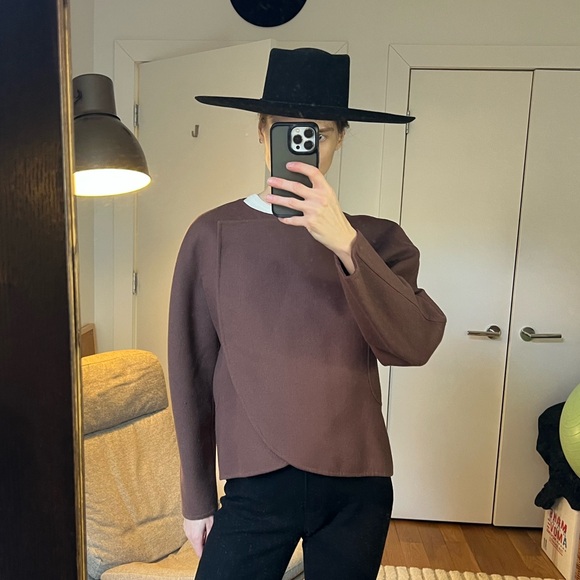 Brown wool jacket - Picture 2 of 5